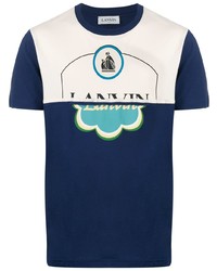 Lanvin Contrast Print Logo T Shirt