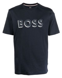 BOSS Cotton Logo Print T Shirt