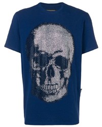 Philipp Plein Crystal Skull T Shirt