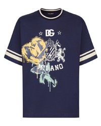 Dolce & Gabbana Dg Graphic Logo Print T Shirt
