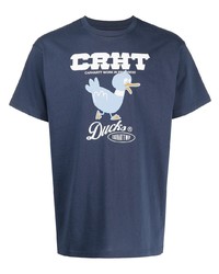 Carhartt WIP Duck Print Cotton T Shirt