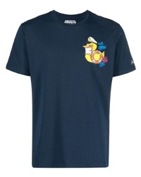 MC2 Saint Barth Duck Print Cotton T Shirt