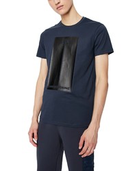 Armani Exchange Embossed Ax Logo Graphic Tee