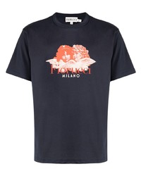 Fiorucci Engraved Angels Organic Cotton T Shirt