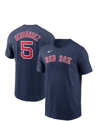 Nike Enrique Hernandez Navy Boston Red Sox Name Number T Shirt At Nordstrom