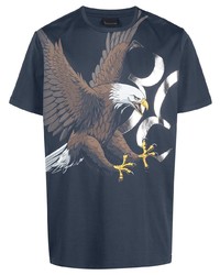 Billionaire Falcon Print Cotton T Shirt