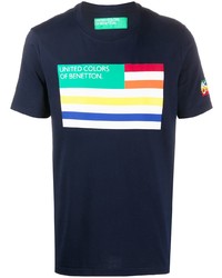 Benetton Flag Detail T Shirt