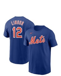 Nike Francisco Lindor Royal New York Mets Name Number T Shirt At Nordstrom