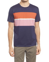 Ted Baker London Frontro Colorblock Stripe T Shirt