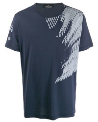 Stone Island Shadow Project Geometric Print Short Sleeve T Shirt