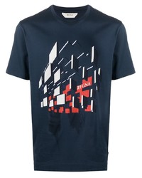 Z Zegna Geometric Print T Shirt