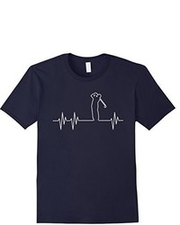 Golfer Heartbeat Golfers Heartbeat T Shirts By Golf Shirts