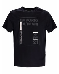 Emporio Armani Graphic Logo Print T Shirt