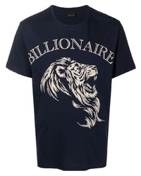 Billionaire Graphic Print Cotton T Shirt