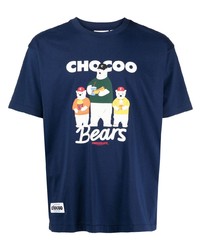 Chocoolate Graphic Print Cotton T Shirt