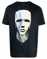 PS Paul Smith Graphic Print Organic Cotton T Shirt