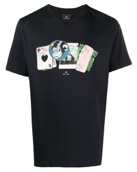 PS Paul Smith Graphic Print Organic Cotton T Shirt