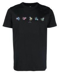 PS Paul Smith Graphic Print Organic Cotton T Shirt