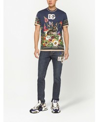 Dolce & Gabbana Graphic Print Short Sleeve T Shirt