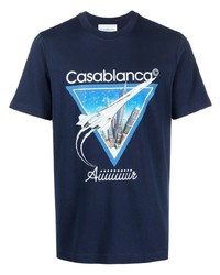 Casablanca Graphic Print Short Sleeved T Shirt