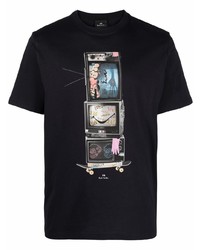 PS Paul Smith Graphic Print T Shirt