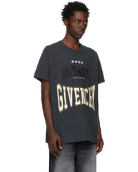 Givenchy Gray Embroidered T Shirt
