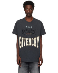 Givenchy Gray Embroidered T Shirt