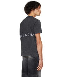 Givenchy Gray Print T Shirt