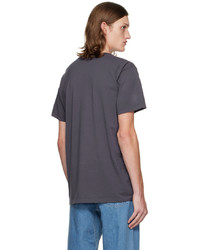 RRL Gray Printed T Shirt