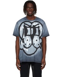 Givenchy Grey Blue Chito Edition Oversized T Shirt