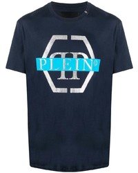 Philipp Plein Haxagon Print Crew Neck T Shirt