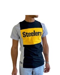 REFRIED APPAREL Heather Black Pittsburgh Ers Sustainable Split T Shirt