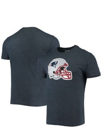 New Era Heathered Navy New England Patriots Alternative Logo Tri Blend T Shirt