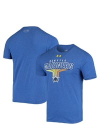 Under Armour Heathered Royal Seattle Mariners Cooperstown Collection Breakout Play Tri Blend T Shirt In Heather Royal At Nordstrom