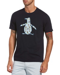 Original Penguin Hula Girl Fill Pete Applique T Shirt