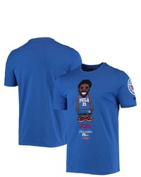 PRO STANDARD Joel Embiid Royal Philadelphia 76ers Caricature T Shirt At Nordstrom