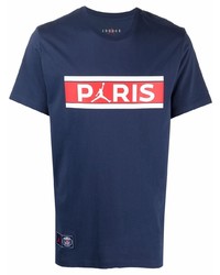 Nike Jordan Paris Logo Print T Shirt