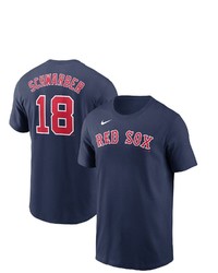 Nike Kyle Schwarber Navy Boston Red Sox Name Number T Shirt At Nordstrom