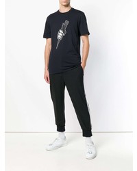 Neil Barrett Lightning Motif T Shirt