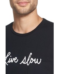 Altru Live Slow Graphic Pocket T Shirt