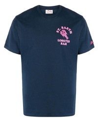 MC2 Saint Barth Lobster Bar Print Cotton T Shirt