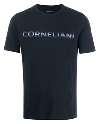 Corneliani Logo Crew Neck T Shirt
