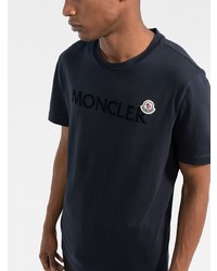 Moncler Logo Patch Cotton T Shirt