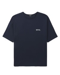 A.P.C. Logo Print Coton T Shirt