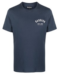 Barbour Logo Print Cotton T Shirt