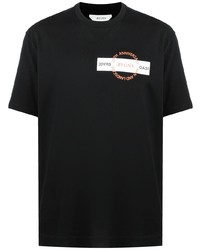 Z Zegna Logo Print Cotton T Shirt