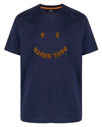 PS Paul Smith Logo Print Cotton T Shirt