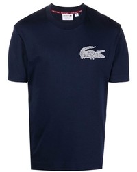 Lacoste Logo Print Cotton T Shirt