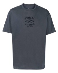 Armani Exchange Logo Print Cotton T Shirt