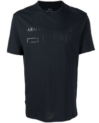 Armani Exchange Logo Print Cotton T Shirt